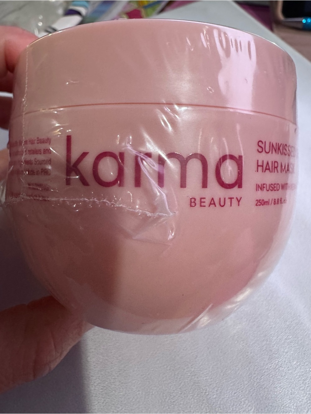 Karma Beauty Sunkissed Smoothie Hair Mask Keratin & Argan Oil 8.8 oz
